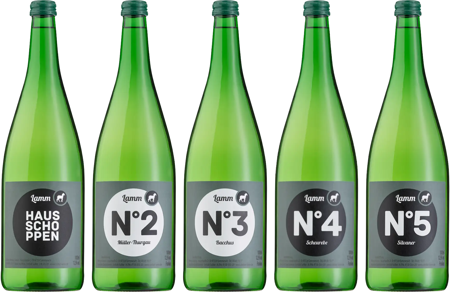 Weine in der Literflasche